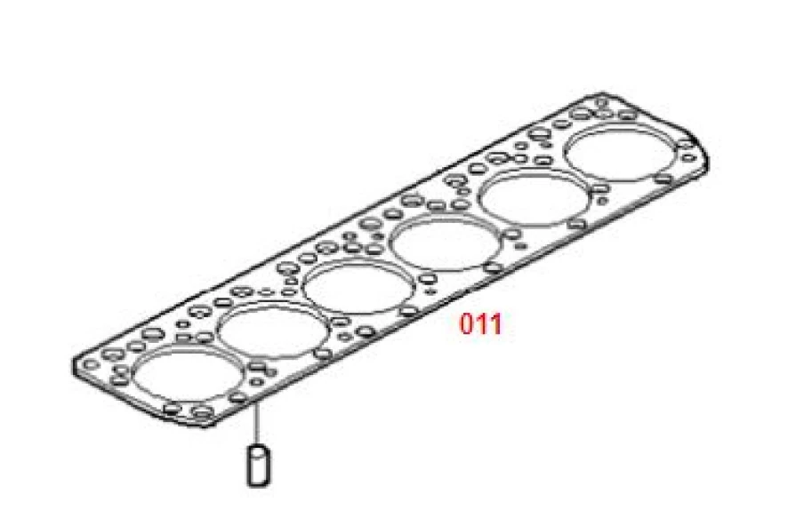 Ford Truck Silindir Kapak Contası - Ford Cargo / 1846t Cursor 10 - Orj-Fo Dc466051ab