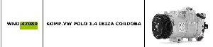 Unıversal Klima Kompresörü>vw Polo 1.4 İbiza Cordoba - Wondo-47080