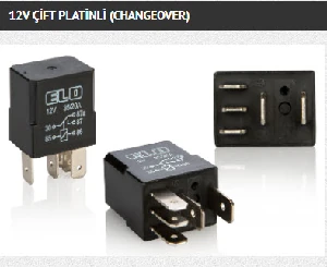 Unıversal Mikro Röle 12v 5 Uçlu 35a/20a Çift Platinli (changeover) Su Geçirmez Diyotlu - Elo-780135311