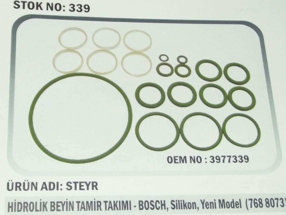 65026 Steyr Hidrolik Pompa Tamir Takımı Yeşil 339 Karadeniz C-443 - PY-65026 - PY-65026