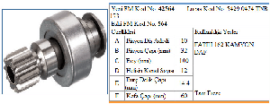 MARŞ DİŞLİSİ-LT 10D BMC FATİH    -474- - FORMMETAL-42564