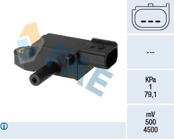EGZOZ BASINC SENSORU FIESTA 12> 1.5 TDCI  COURIER 1.5-1.6 TDCI 14> - FAE 16148