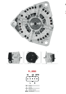 ALTERNATÖR-BOS 24V 40/100A MERCEDES - BOSCH-1986A00986