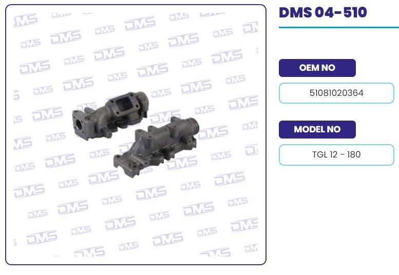 EGZOZ MANIFOLDU TAKIM MAN TGL D0834 EURO 5 - DEMOSAN 04-510