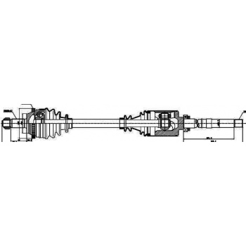 AKS SAG KOMPLE EXPERT JUMPY SCUDO XUD9 DW8 BE3 BE3R SNZ, P806 EVASION XU7JP (1,8 8V) XU10J2 (2,0 8V) - GSP 210012