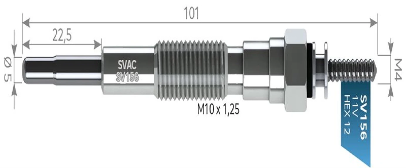 Kia Kizdirma Bujısı 11v Mazda 323 1,6 Td 2,0 D Bongo Van R2 E 2,2d Vanette Delica Van Mitsubıshı Delica - Svac Sv156
