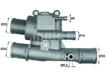 TERMOSTAT FIAT DOBLO PALIO WEEKEND ALBEA BRAVO BRAVA MAREA STILO 1.6 16V 96 LANCIA DEDRA LYBRA 1.6 - MAHLE TI12388