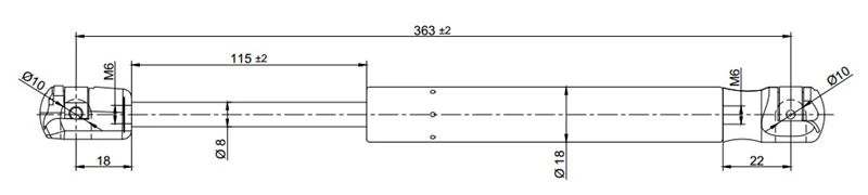 Vag Bagaj Amortısoru Seat MII 11> ( Basınc: 390 Newton  ) - Turkas S188-00442