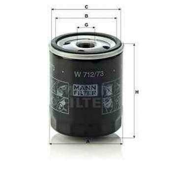 YAG FILTRESI FIESTA CB1 08>12 V 02> FOCUS CAK 98>05 II III FUSION 02>12 C MAX 06>11 MONDEO III 00>07 - MANN W712/73