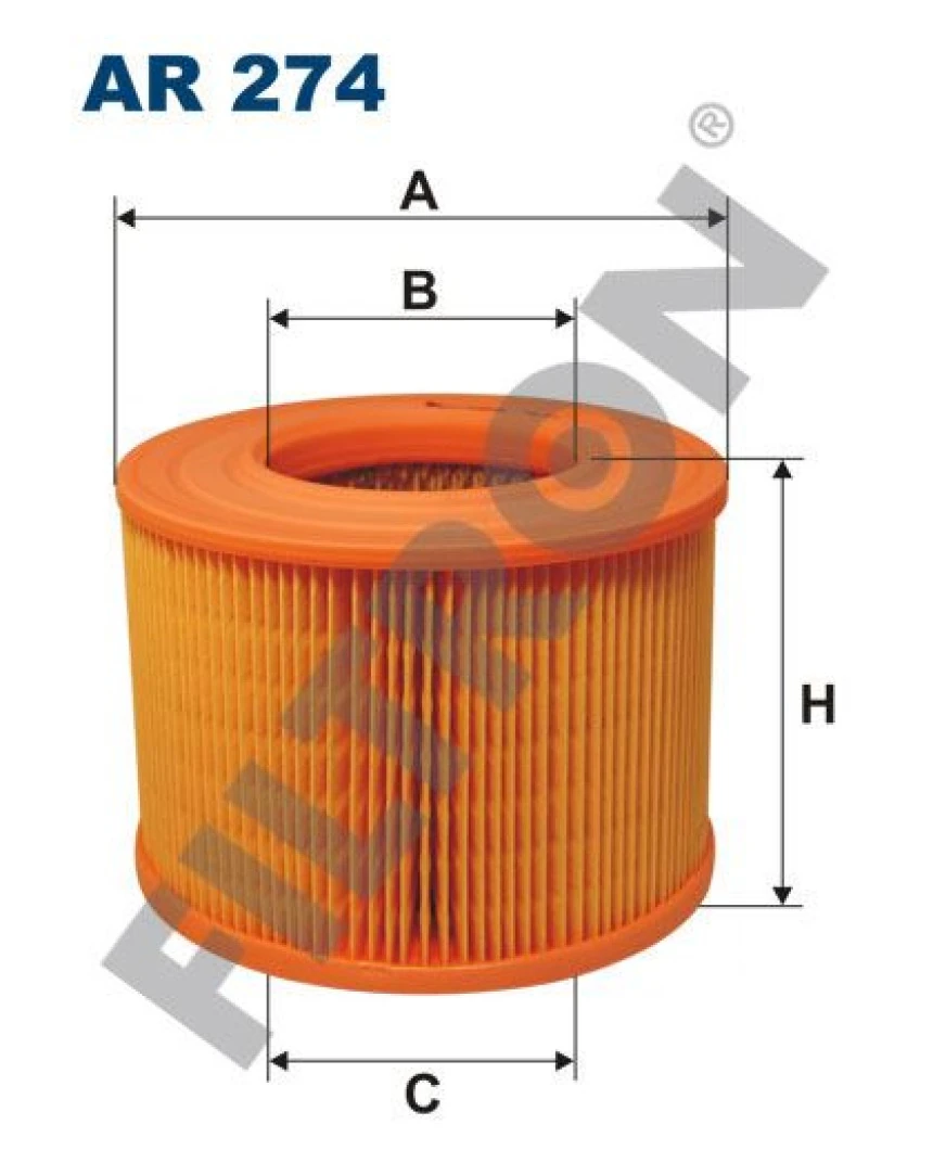 Renault Hava Filtresi Megane I 2,0 Laguna I 2,0 109hp R19 1,9d Scenic I Scenic II 2,0 - Filtron Ar 274