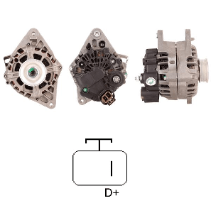 ALTERNATÖR>12V 90AMP HYUNDAI ACCENT1.3-1.4-1.5-1.6-ELENTRA1.6-1.8-KIARIO1.4-1.6 - GENON-GNA-6037