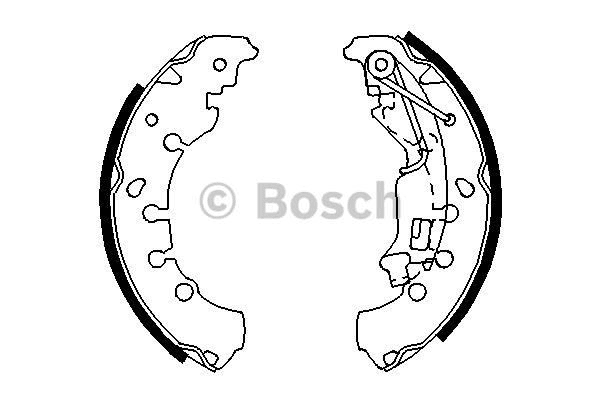 ARKA FREN BALATASI PABUC NEMO BIPPER 1.4HDI 2010FIORINO 1.4 09 / 08PUNTO IDEA CORSA 1.2 / 1.4 / 1. - BOSCH 0986487702