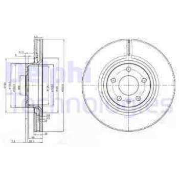 ON FREN AYNASI (HAVALI) AUDI A6 A8 2,0 / 2,4 / 2,7 / 2,8 / 3,0 / 3,2 / 4,2 / 6,0 TDI / FSI / TFSI 02 - DELPHI BG3939