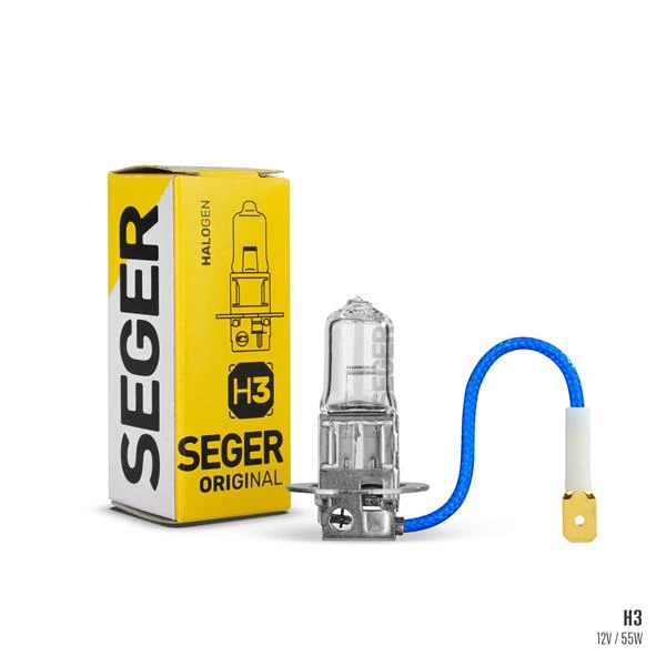Unıversal Halojen Ampul H3 12v 55w Pk22s Std. Repl. (3500 K) - Seger 206068