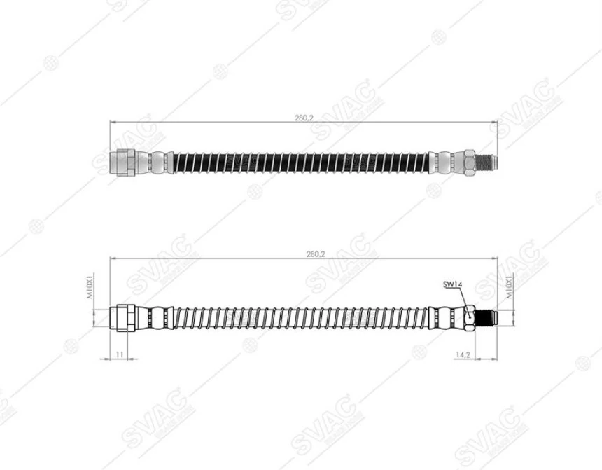 Mercedes Fren Hortumu Arka C219 05>10 W211 02>08 S211 03>09 W220 98>03 R230 08>12 - Svac 50-0130