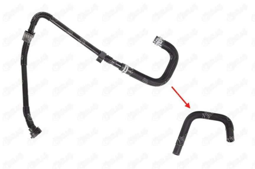 Psa Radyatör Yedek Su Depo Hortumu - Radyatör Yedek Su Depo Hortumu - İbr 17510