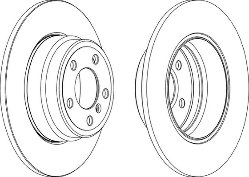Bmw Fren Diski Arka - Adet - Frd Ddf1255c-1
