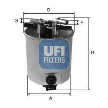MAZOT FILTRESI LOGAN LOGAN MCV SANDERO 1,5DCI K9K - UFI 55.393.00