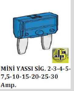 SİGORTA-BIÇAK MİNİ 7,5 AMP               KAHVERENGİ - MTA-M0600120
