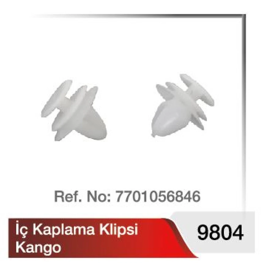 Renault IC Acma Kaplama Agrafı Clio / Kangoo - Yilmaz Pls9804