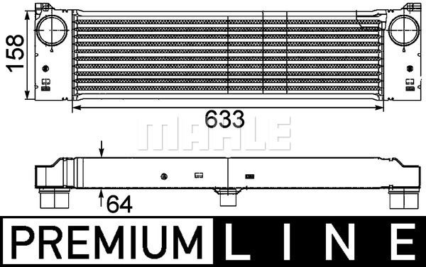TURBOSARJ RADYATORU VIANO W639 03> VITO W639 03> - MAHLE CI 192 000P