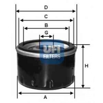 YAG FILTRESI CLIO III MEGANE III LAGUNA III SCENIC III FLUENCE / ATOS / PICANTO PRIDE SEPHIA SHUMA / - UFI 23.484.00