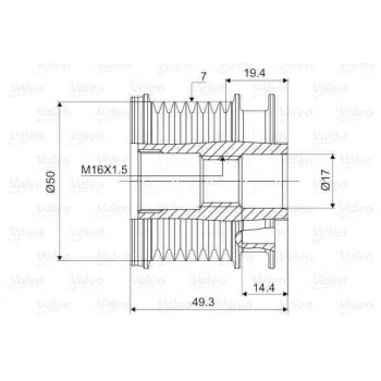 ALTERNATOR KASNAGI MERCEDES W204 09>14 C218 13>17 W212 09>15 VITO W639 06> SPRINTER 906 09> , JEEP G - VALEO 588049