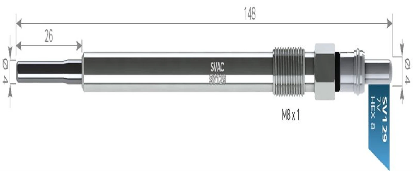 Mercedes Kizdirma Bujısı W169 04>12 W204 09>14 W205 14>18 W212 09>16 W447 14> Sprinter 09> - Svac Sv129