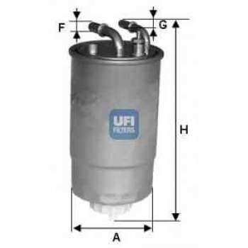 YAKIT FILTRESI KOMPLE CORSA D 1.3 CDTI 06> Z13DTJ / Z13DTE / Z13DTH / A13DTE / A13DTR (OE) - UFI 24.ONE.02