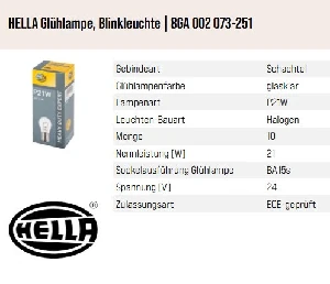 Unıversal Ampul- Eco Truck - 24 V - P21w - 21 W - Ba15s - Bosch-1987302865