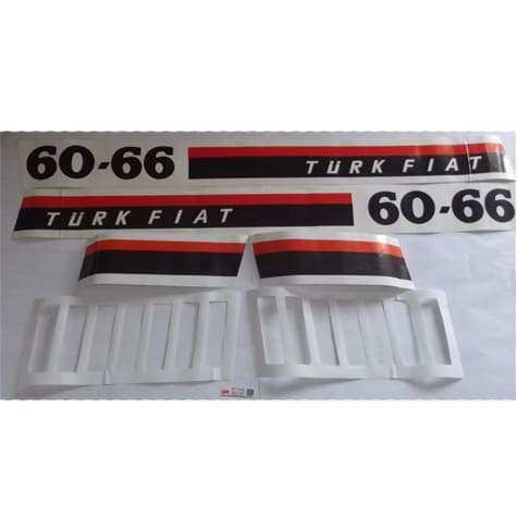 43618 60-66 Yan Yazı Takım Türk Fiat Erd229 5143841-5143842 Erdal C-348 - PY-43618 - PY-43618