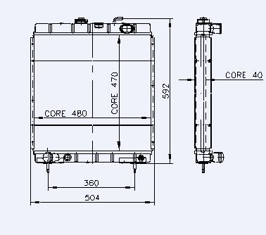 MOTOR RADYATOR J9 (2 SIRA) - KALE 0401012PA