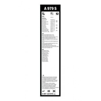 AEROTWIN SILECEK SUPURGESI 600 / 475 (FLATBLADE MUZ TIPI) PASSAT YETI (1Q1 998 002) - BOSCH 3397118979