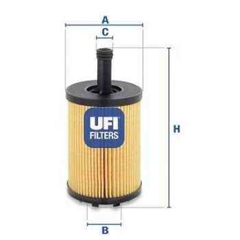 YAG FILTRESI CADDY III GOLF V / VI / PLUS JETTA III / IV T4 / T5 PASSAT POLO A2 A3 A4 A5 A6 Q5 TT AL - UFI 25.023.00