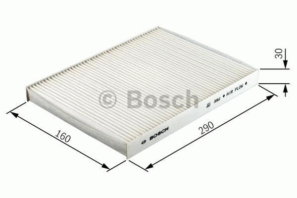 POLEN FILTRESI FIAT BRAVA BRAVO MAREA 1.2 1.4 1.6 16V 1.8 GT 1.9 D 1.9 JTD 2.0 HGT 96> ALFA ROMEO 15 - BOSCH 1987432003