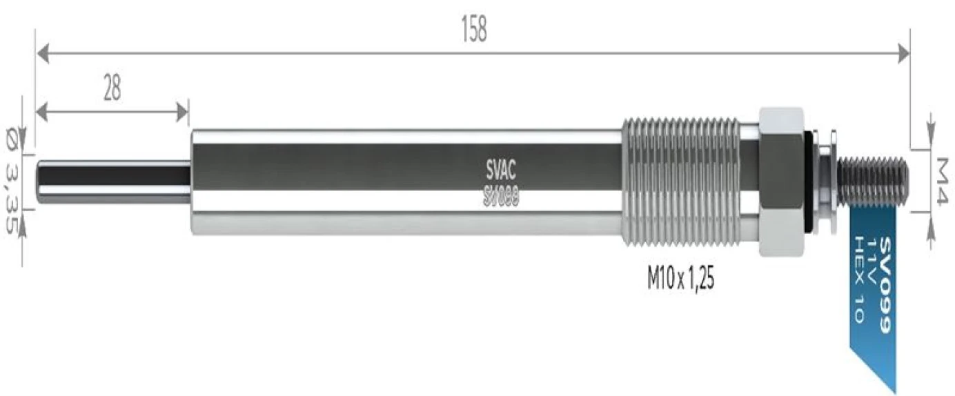 Toyota Kizdirma Bujısı 11v Toyota Aurıs Avensis Corolla Rav 4 2.0 2.2 D-4d - Svac Sv099