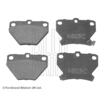 TOYOTA ARKA FREN DISK BALATASI TOYOTA COROLLA 1.4 1.6 02>07 / YARIS 99>06 VERSO 01>04 - BLUEPRINT ADT342114