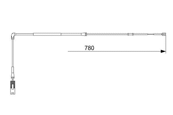 BALATA FISI ON RANGE ROVER 02-09 3.0-3.6-4.4-5.0 - BOSCH 1987473009