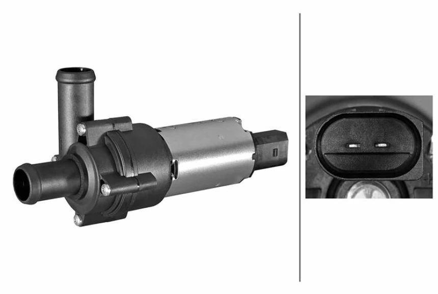 Vw İlave Su Pompası - 0392020073 (oval Soket) - Hel 8tw 358 313-361