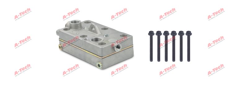 KOMPRESOR SILINDIR KAPAGI KOMPLE MERCEDES AXOR EURO4 5 OM457 LA CIFT KAFA (339.01.1000) - A-TECH 331.01.1200