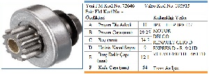 MARŞ DİŞLİSİ-VT 11D RENAULT CLIO/EXPRES/R.19/R.21 - FORMMETAL-72646