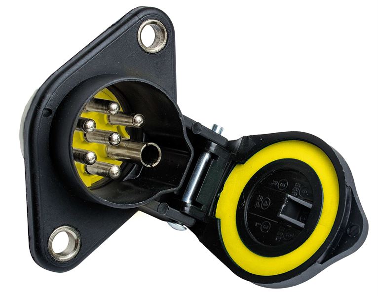 Unıversal Truck 24v Romork Soketi S Tipi Plastık (terminallı) - Alsa 03rt 0663