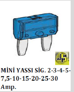 SİGORTA-BIÇAK MİNİ 4 AMP               PEMBE - MTA-M0600101