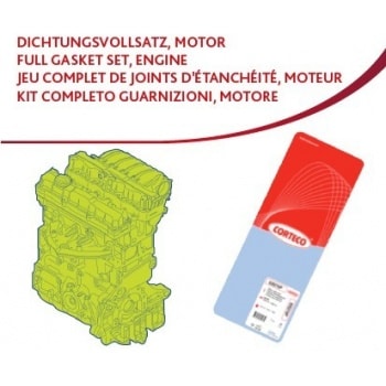MOTOR TAKIM CONTASI SKLI KECELI SUBAP LASTIKLI DUSTER DOKKER LOGAN II SANDERO II CLIO IV FLUENCE ME - CORTECO 49379245