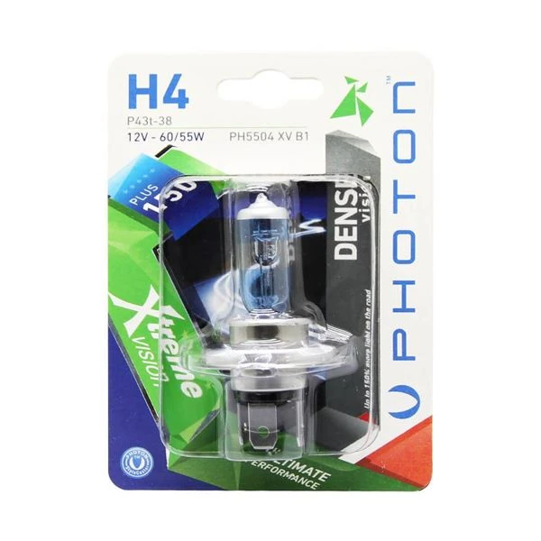 Unıversal H4 12v 60/55w Xtreme Vision +%150 Fazla İsik (tekli Blister) - Photon Ph5504 XV B1