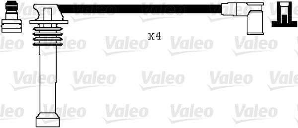BUJI KABLOSU TAKIM MONDEO III 00>07 MAZDA 6 1,8 / 2,0 16V 00>06 - VALEO 346104
