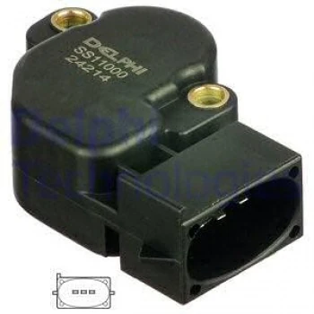 Ford Gaz Kelebek Pozısyon Sensoru (potansıyometre) Escort 1,6 16v / 1,8 16v 95>99 Mondeo I 1,8 16v 93>96 - Delphi Ss11000-12b1