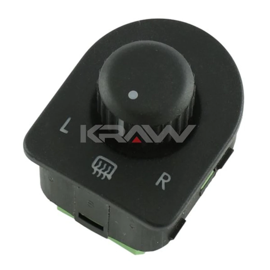 Vag Ayna Ayar Dugmesi İsitmalı Yesil Soket T5 T6 03>15 - Kraw An-441b