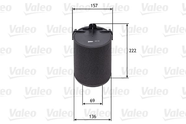 HAVA FILTRESI GOLF CADDY III PASSAT JETTA III TOURAN TOLEDO III OCTAVIA LEON1.2TSI 1.4TSI 1.6 2.0FSI - VALEO 585742