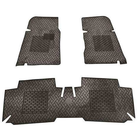 Tofas Paspas Dekoratıf Bezli Tip (2 On+1 Arka) Rulo Gri M131 Dks - Leopar Rbr202